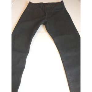 Levi's 501 Jeans Men's Size 30x30 Black Straight Leg Button Fly Denim Pants
